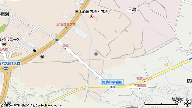 〒030-0931 青森県青森市平新田の地図