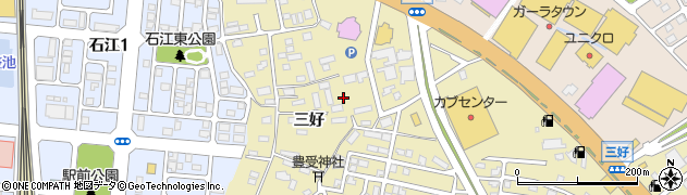 青森県青森市石江三好185周辺の地図