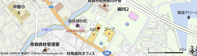１００円ショップセリア　青森アカシア店周辺の地図