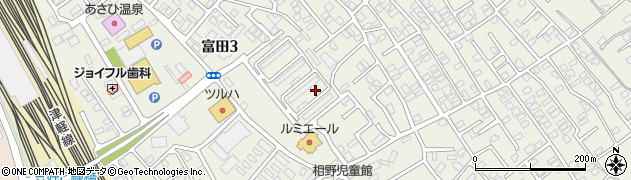 青森県青森市富田周辺の地図