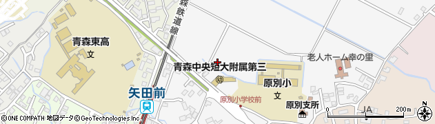 青森県青森市原別（袖崎）周辺の地図