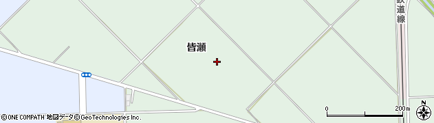青森県五所川原市飯詰（皆瀬）周辺の地図