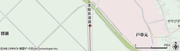 青森県五所川原市下岩崎笹元周辺の地図