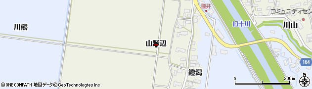 青森県五所川原市種井（山野辺）周辺の地図