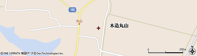 青森県つがる市木造丸山（玉川）周辺の地図