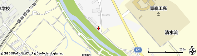 青森県青森市馬屋尻清水流28周辺の地図
