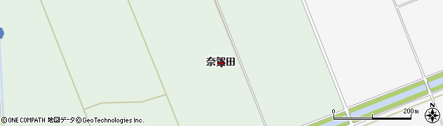 青森県つがる市木造蓮川奈賀田周辺の地図