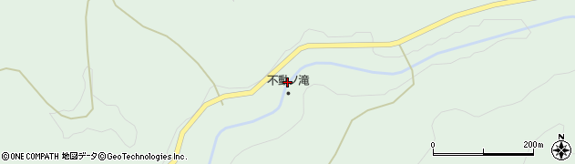 不動ノ滝周辺の地図