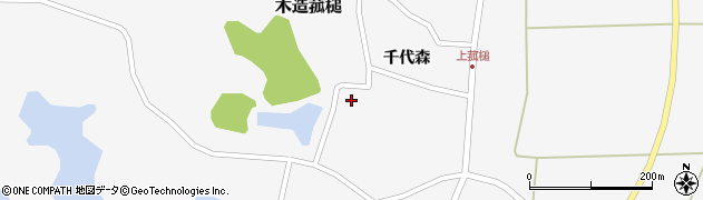 青森県つがる市木造菰槌周辺の地図