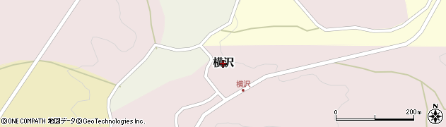青森県東北町（上北郡）横沢周辺の地図