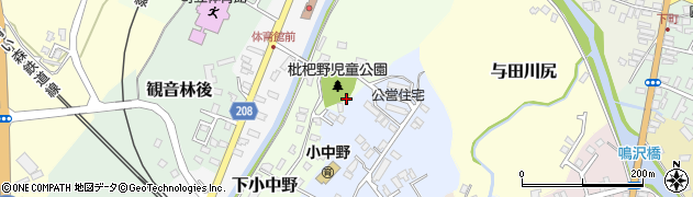 枇杷野児童公園周辺の地図