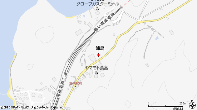 〒039-3503 青森県青森市野内の地図