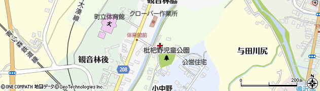 小向納豆店周辺の地図