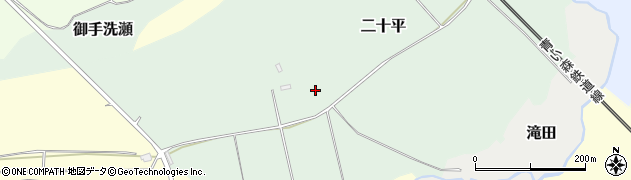 青森県野辺地町（上北郡）二十平周辺の地図