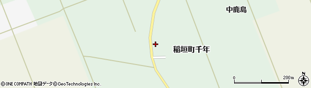 青森県つがる市稲垣町千年上鹿島24周辺の地図