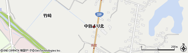 青森県五所川原市長富（中放より北）周辺の地図