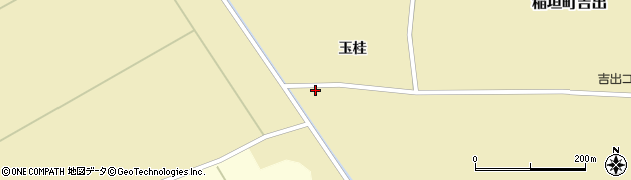青森県つがる市稲垣町吉出玉桂32周辺の地図