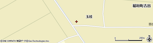 青森県つがる市稲垣町吉出玉桂35周辺の地図