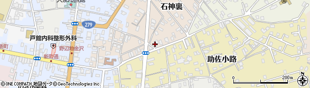 高橋米穀店周辺の地図