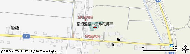 稲垣温泉ホテル花月亭周辺の地図
