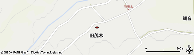 青森県平内町（東津軽郡）田茂木（堤尻）周辺の地図