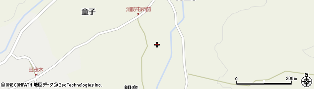 青森県平内町（東津軽郡）内童子（角頭）周辺の地図