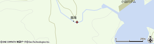 藤滝周辺の地図