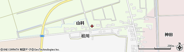 青森県つがる市稲垣町福富山吹32周辺の地図
