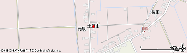 青森県つがる市稲垣町穂積（土筆山）周辺の地図