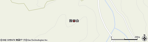 青森県平内町（東津軽郡）内童子（後口山）周辺の地図