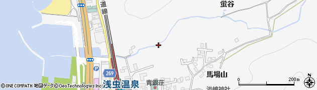 青森県青森市浅虫（蛍谷）周辺の地図