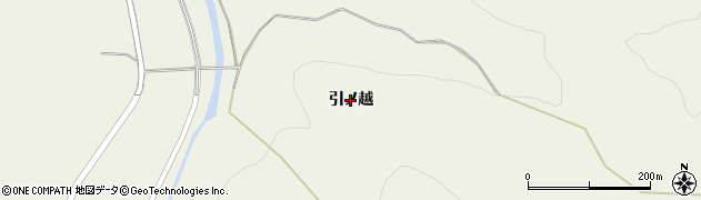 青森県平内町（東津軽郡）内童子（引ノ越）周辺の地図