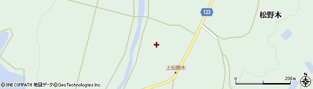 青森県平内町（東津軽郡）松野木（一本木）周辺の地図