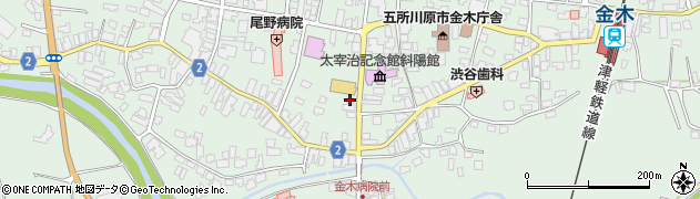 青い森信用金庫金木支店周辺の地図