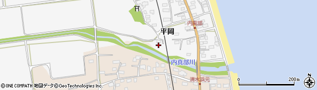 青森県青森市内真部平岡86周辺の地図