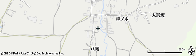 青森県平内町（東津軽郡）藤沢（八幡）周辺の地図