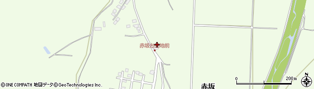 青森県東津軽郡平内町小湊赤坂周辺の地図