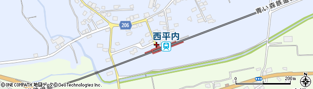西平内駅周辺の地図