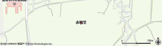 青森県平内町（東津軽郡）小湊（赤明堂）周辺の地図