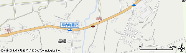 青森県平内町（東津軽郡）藤沢周辺の地図