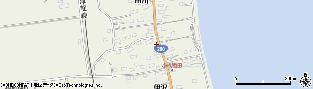 青森県青森市小橋田川50周辺の地図