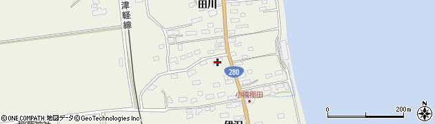 青森県青森市小橋田川49周辺の地図