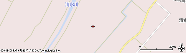 青森県平内町（東津軽郡）清水川（堰根口）周辺の地図