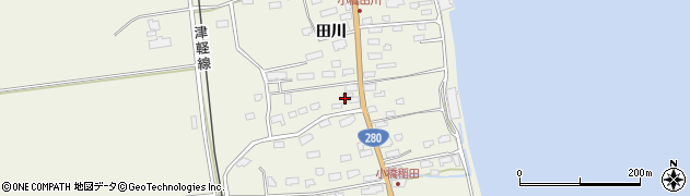 青森県青森市小橋田川47周辺の地図