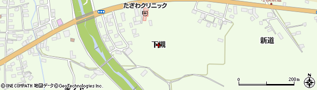 青森県平内町（東津軽郡）小湊（下槻）周辺の地図
