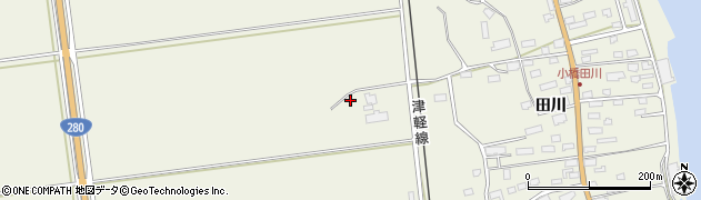 青森県青森市小橋田川92周辺の地図