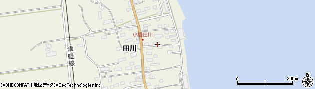 青森県青森市小橋田川18周辺の地図