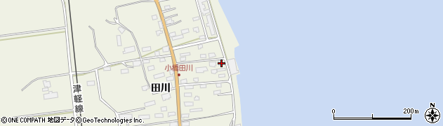 青森県青森市小橋田川21周辺の地図