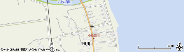 青森県青森市小橋田川23周辺の地図