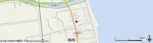 青森県青森市小橋田川24周辺の地図